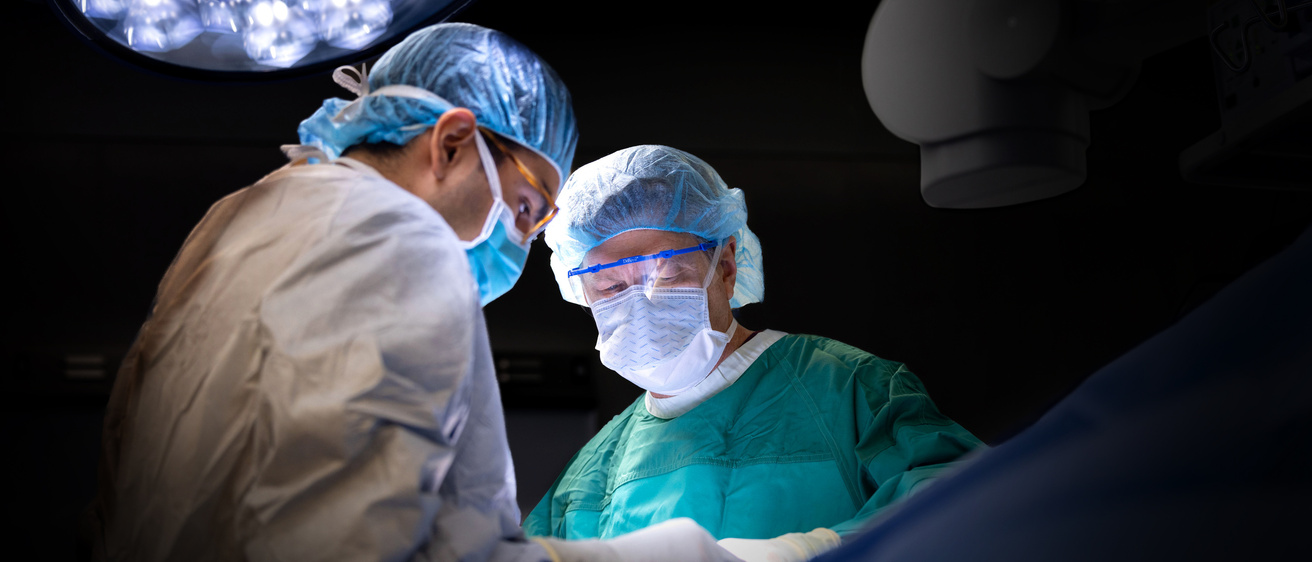 Dr. Greenlee performs a surgery in December, 2024.