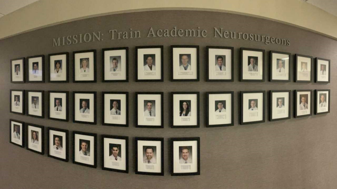 Department of Neurosurgery Alumni Photo Wall